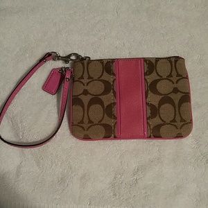 Coach small wristlet