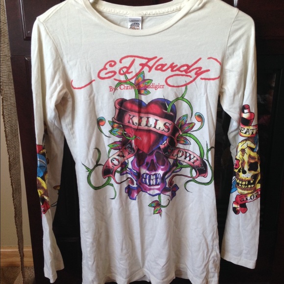Ed Hardy long sleeve Tee