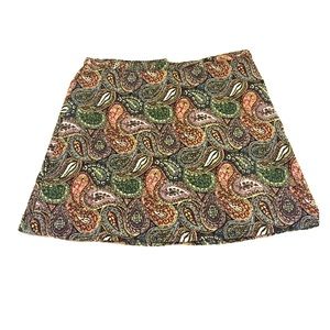 Paisley jacquard skirt