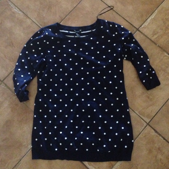 Polka dot sweater