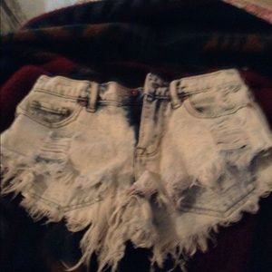 Bullhead high rise shorts
