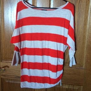 Striped cinched Express Tunic