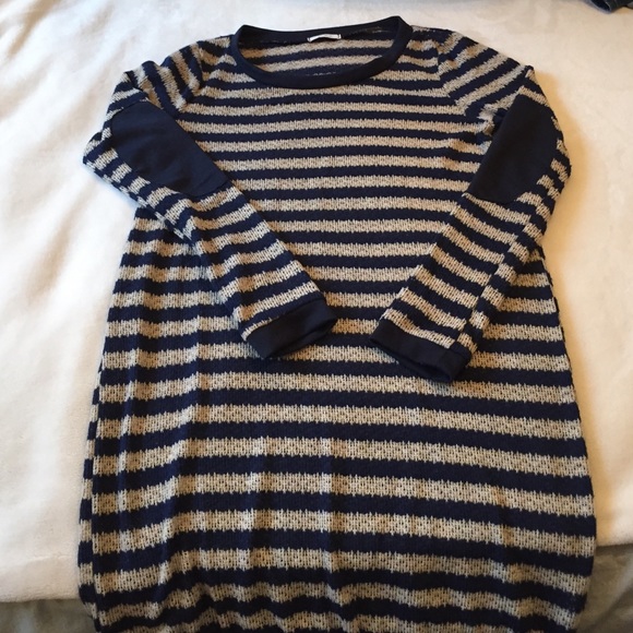 Elbow patch sweater
