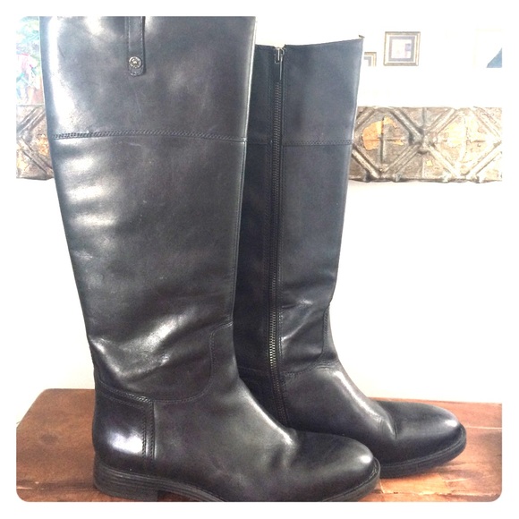 Enzo Angiolini Black Leather Boots
