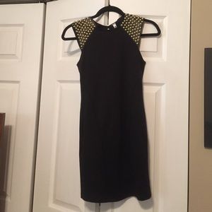 Black bodycon dress