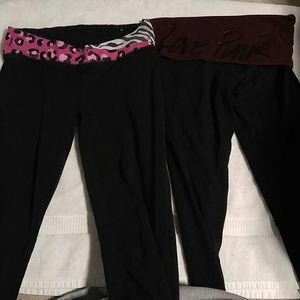 VS PINK yoga pants and VS leggings size small