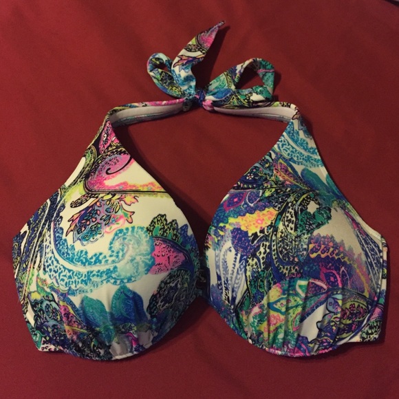 Paisley Victoria's Secret swim suit top.