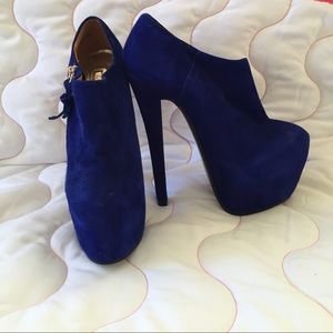 Royal Blue Suede High Heels💙💙