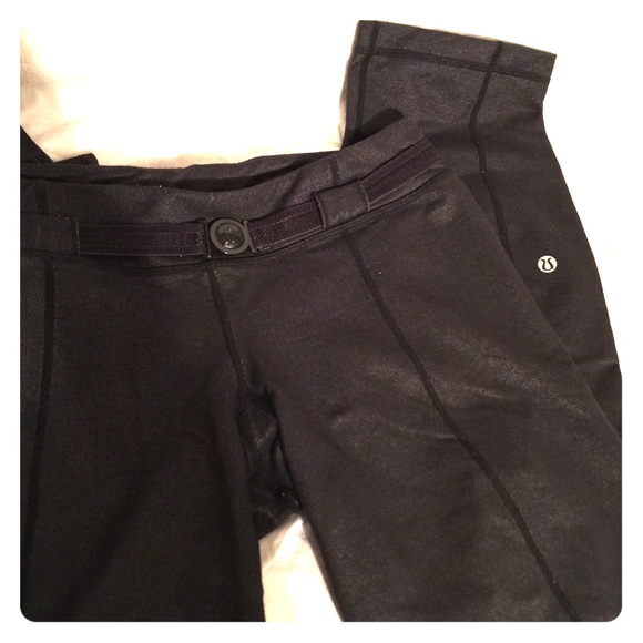 Lululemon Capri, denim finish