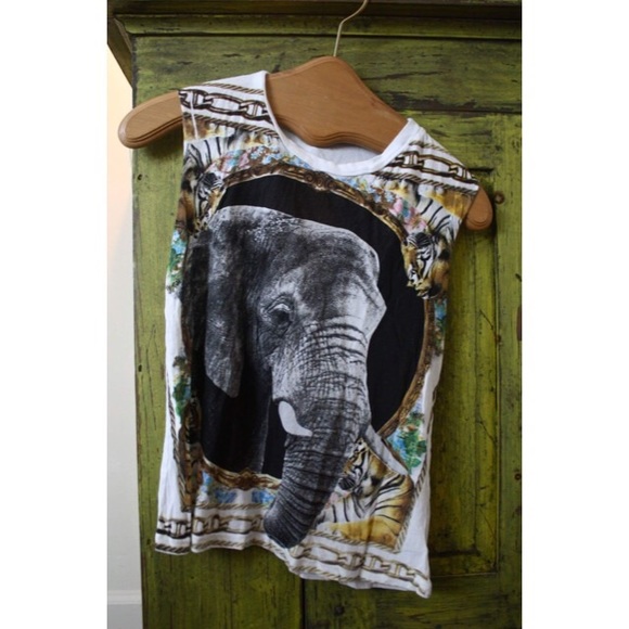 Sleeveless Elephant Top