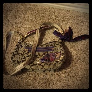 Coach shoulder/cross body purse