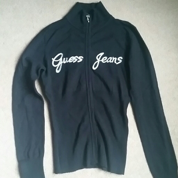 Guess zip up sweater