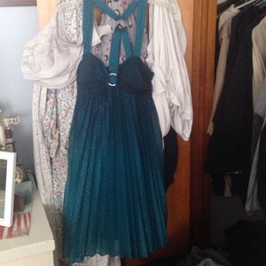 Sparkled formal dress.