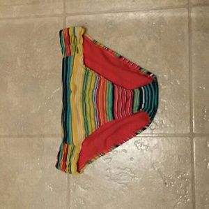 NWOT JC penny striped bikini bottom