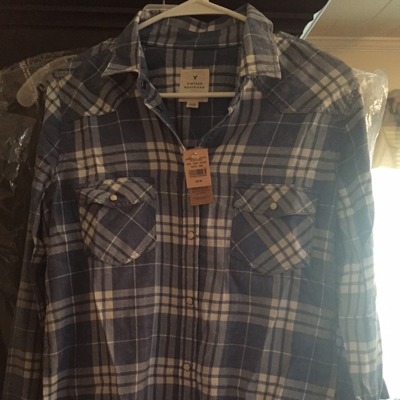 American Eagle Plaid Shirt