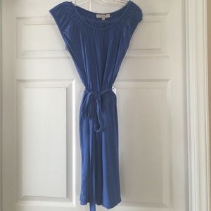 LOFT Blue Stretch Knit Dress
