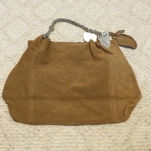 Authentic suede Zara purse from Madrid