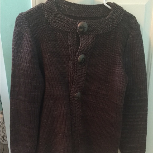 Hand Knitted Brown Sweater