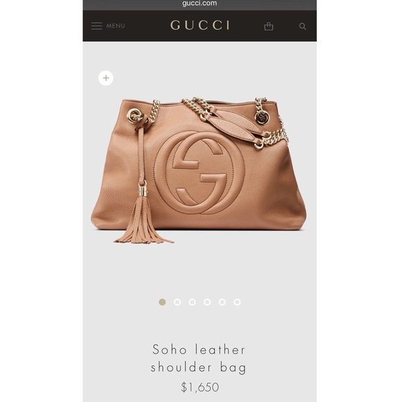 Gucci Beige soho leather shoulder bag - Picture 2 of 4