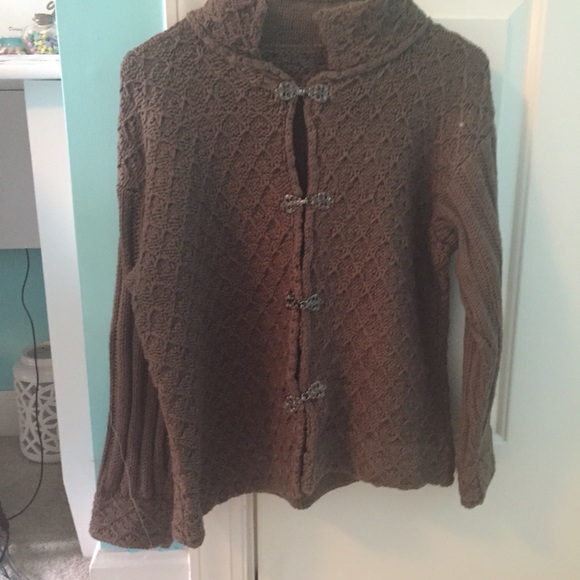 Hand Knitted Brown Sweater