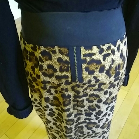 Leopard Print Skirt - Picture 3 of 3