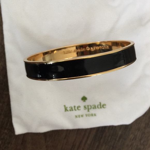 Kate Spade Black Bracelet / Bangle - new with bag - Picture 2 of 4