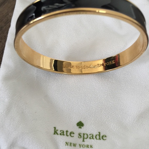 Kate Spade Black Bracelet / Bangle - new with bag - Picture 3 of 4