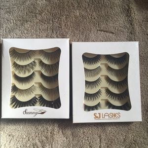 10 assorted pairs of False Lashes