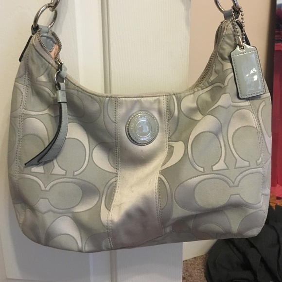 Small grey Coach purse!