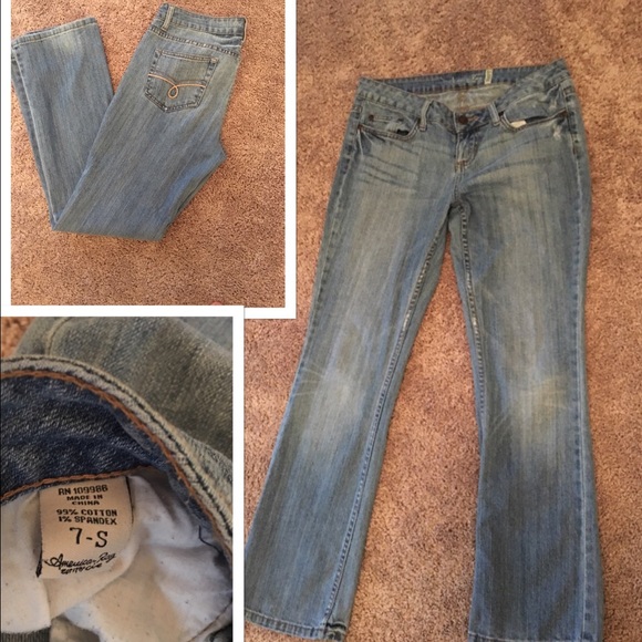 Blue washed jeans