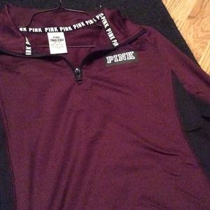 Victoria secret PINK- half zip pullover