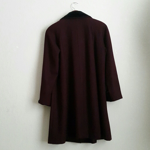 Burgundy Coat - Picture 4 of 4