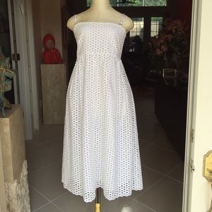 Liz Claiborne White eyelet sundress