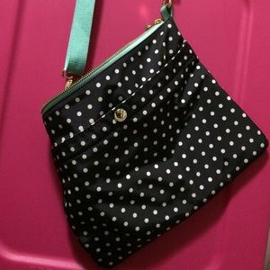Fossil polka dot cross bag