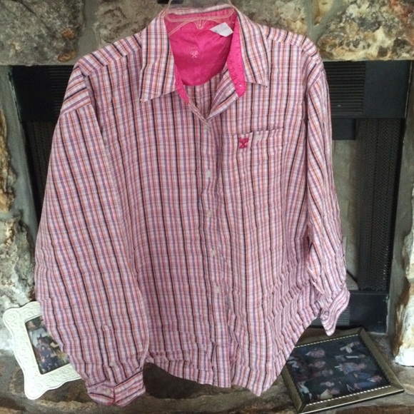 Twenty X - pink, orange, silver long sleeve top