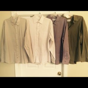 Men's dress shirts.