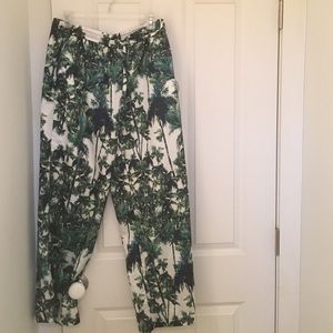Palm Tree Silky Pants
