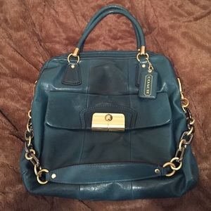 Coach Kristen Satchel with shoulder strap