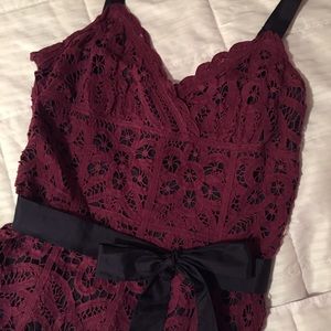 Betsey Johnson // crochet lace dress