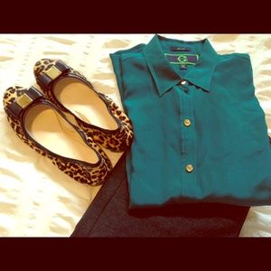 EUC C Wonder 100% Silk blouse