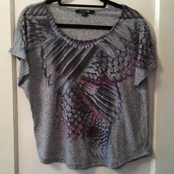 Winged Short Sleeve Top