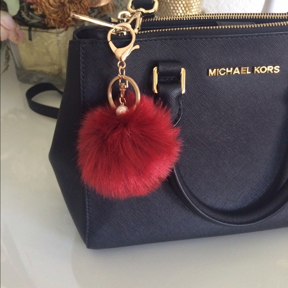 Accessories - 🚨LAST ONE!!🚨RED POM POM KEYCHAIN!!