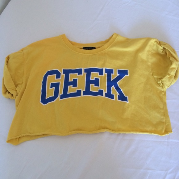 Topshop geek croptop, size small