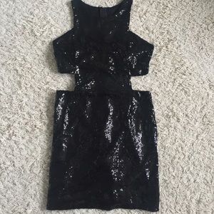 Black sequin dress from SheInside.com
