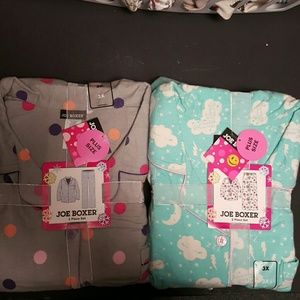 2 pair New Joe Boxer 3X cotton pajamas