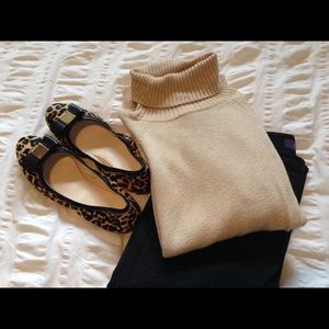 Lands End turtle neck sweater