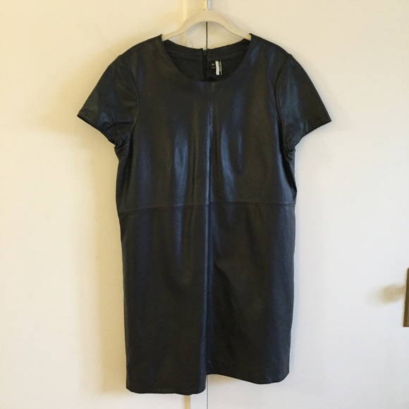 Leather Topshop Dress