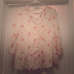 Urban Outfitters Pins and Needles Sheer Blouse