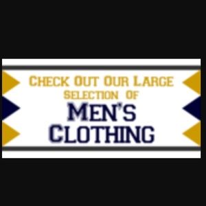 I sell clothes for MEN as well!