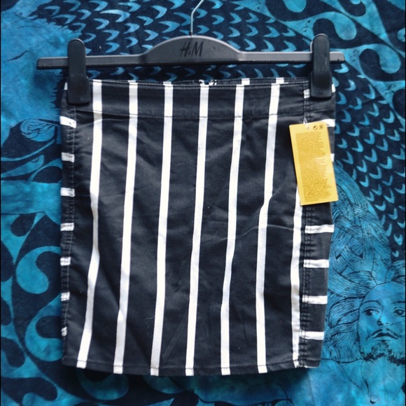Striped Mini Skirt